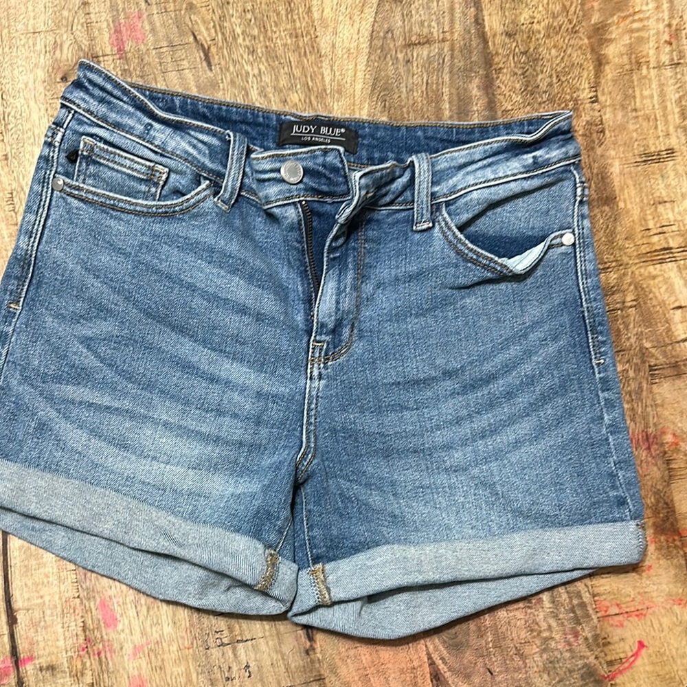 Judy Blue Women's Blue Denim Shorts